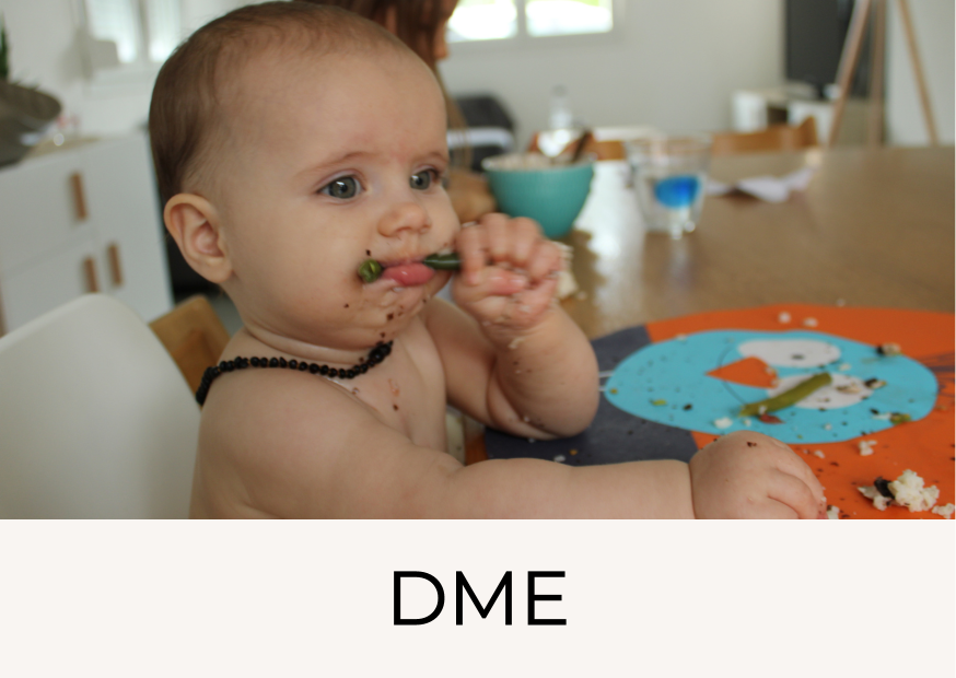atelier diversification menée par l'enfant, DME, bébé qui mange